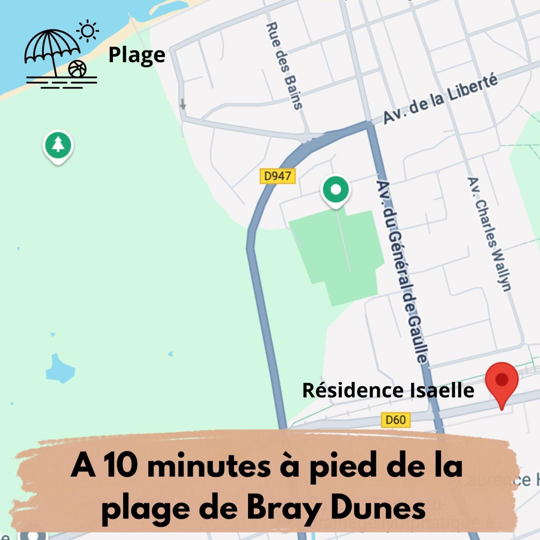 Suite Maelle - Evasion & Confort Bray-Dunes Exteriör bild